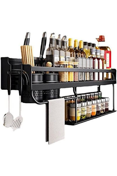 zola Raft organizator bucatarie, suport cutite, suport tacamuri, carlige, met...