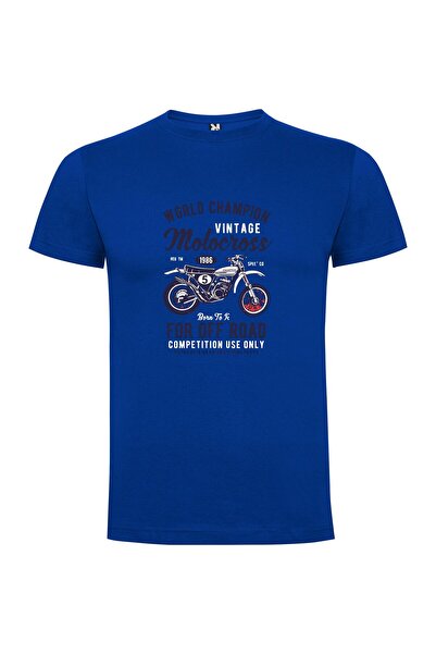 iLovePrints Retro Motocross Masterpiece Tshirt