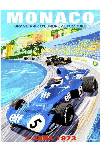 ESSESORIES Wee Blue Coo Vintage Advert Motor Sport Aesthetic Poster Wall Art ...