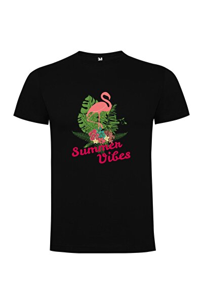 iLovePrints Flamingo Fest Vibes Tshirt