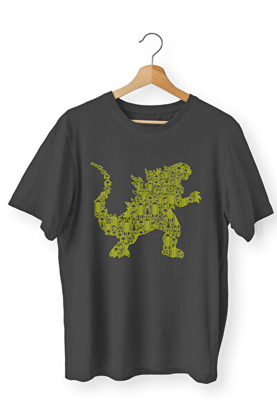 iLovePrints Μπλούζα Art City Destroyer Godzilla