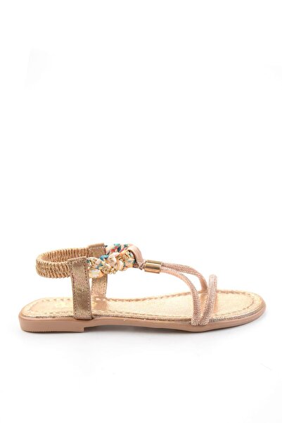 Bambi Bronz Kadın Sandalet K05625053036