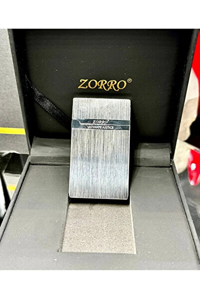 Zorro Slim Model Ultimate Justice GOLD Desenli Benzinli Çakmak – Özel Kutulu ...