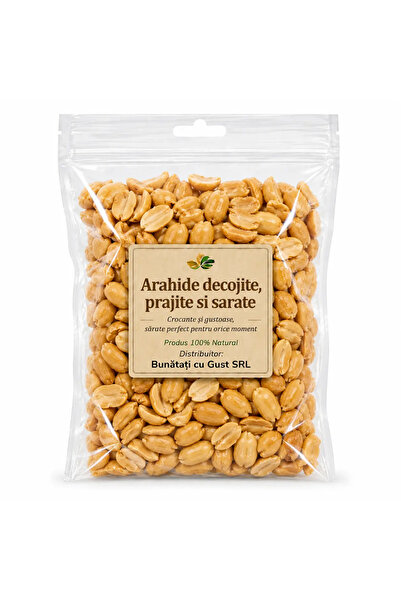 Bunatati cu gust Arahide decojite, prăjite și sărate 500 g
