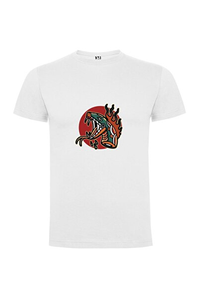 iLovePrints Flame Serpent Majesty Tshirt