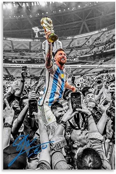 ESSESORIES Lionel Messi Argentina National Team Football Poster Wall Art Room...