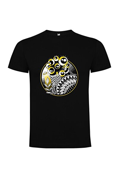iLovePrints Eyes in Monochrome Surrealism Tshirt