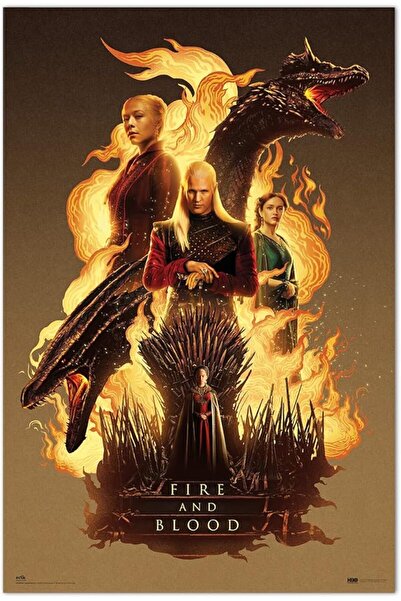 ESSESORIES Game of Thrones House Dragon Fire Blood Shipped Music Gaming Poste...