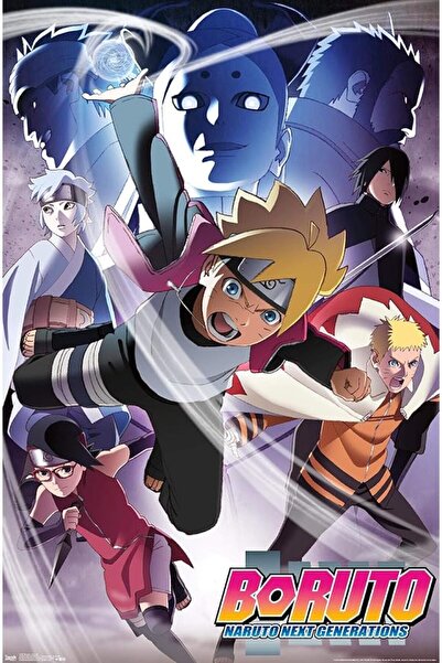ESSESORIES Boruto: Naruto Next Generations Key Art Anime Poster Wall Art Room...