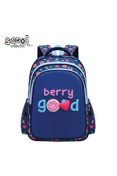 Roben Ghiozdan 3D ergonomic BERRY GOOD - S-COOL, 42x30x22 cm