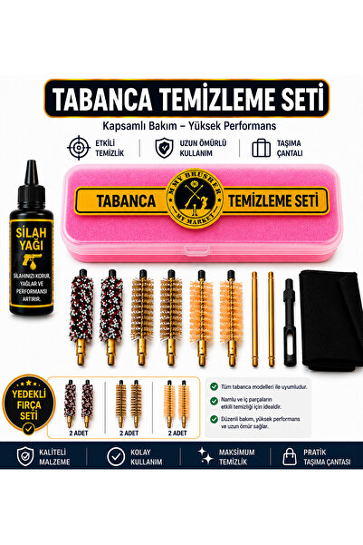 my brusher TABANCA TEMİZLEME SETİ YEDEK FIRÇA & SİLAH YAĞ HEDİYE