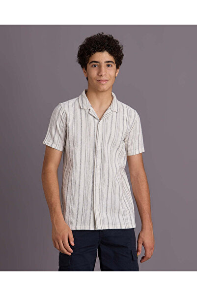 REDTAG Senior Boys White Shirt