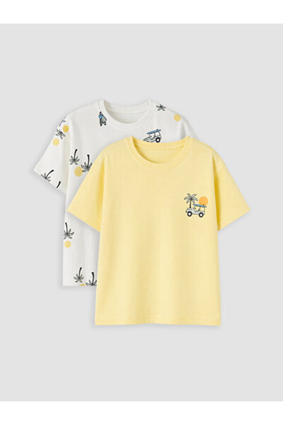 LC Waikiki I Zero Roba Yaka Printed Boy's T-Shirt from Freezen Store, Pack of 2