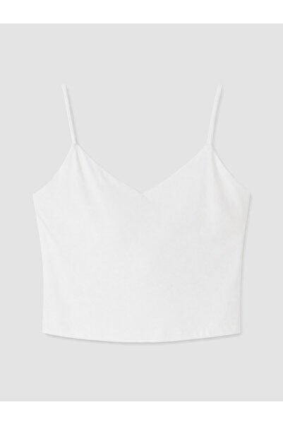 LC Waikiki Peak New Season V-Neck Rope Strap Women's Crop Top