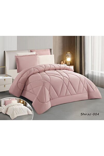 Asia Summer Hotel Double Plain Double-Sided Quilt 6-Piece Set |   Premium Mic...