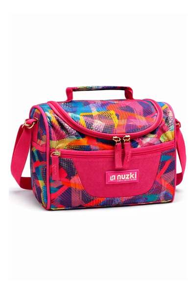 nuzki Kids Insulated Lunch bag, Cooler Bag Travel Lunch Tote Bags With Adjust...