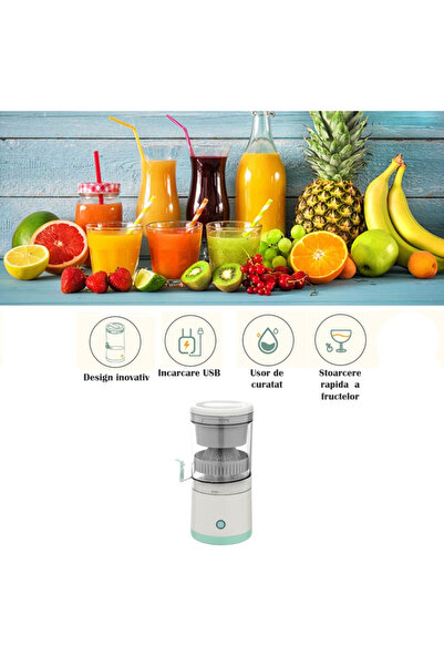 OEM Storcator Electric de Citrice Portabil Alimentare, USB, 45W, Usor de Folo...