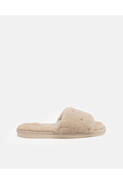 REDTAG Women Taupe Diamante Slippers