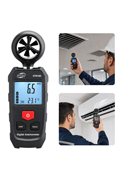 Benetech GT8160 Mini Anemometre Rüzgar Hızı Ölçer