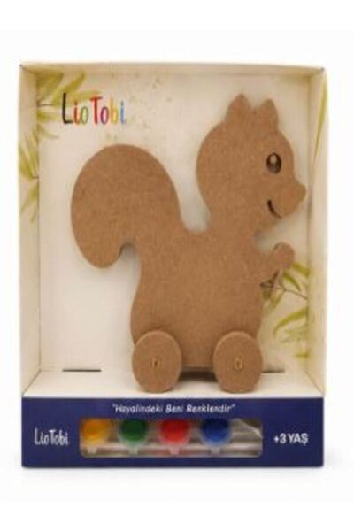 NATURACRAFT Wooden Coloring and Painting Notebook with Cute Animals as a Gift