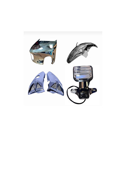 MOTOLİVA CG NİKEL 4 lü set (SAKAL,BIYIK,ÖN ÇAMURLUK, NİKEL STOP