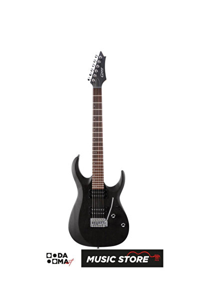 CORT X100 Elektro Gitar - Open Pore Black