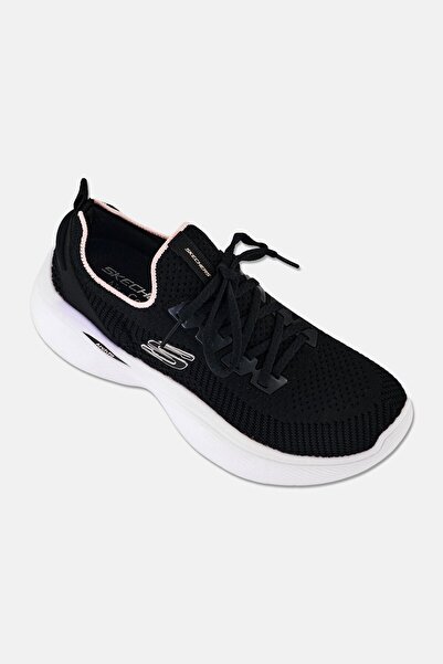 SKECHERS Women Arch Fit Infinity Lace Up Running Shoes, Black