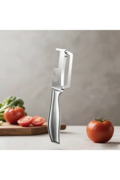 Choice4 1PC-B Stainless Steel Peeler Kitchen-Specific Peeler with Steel/Woode...