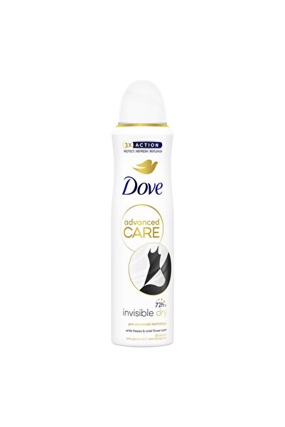 Dove Spray antiperspirant Îngrijire Avansată Invizibil Uscat, 72 h, 150 ml