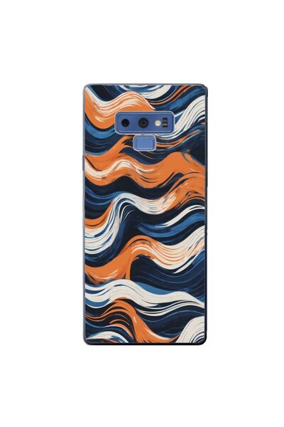 OEM Husa compatibila cu Samsung Galaxy Note 9 Silicon Gel Tpu Model Abstract ...