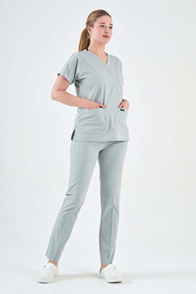 Owlet Medikal Set de uniforme chirurgicale din Lycra verde moale