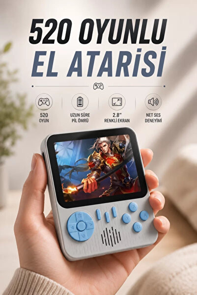 Lura Trend Oyun Konsolu Retro Oyun Konsolu Tv'ye Bağlanabilir Taşınabilir