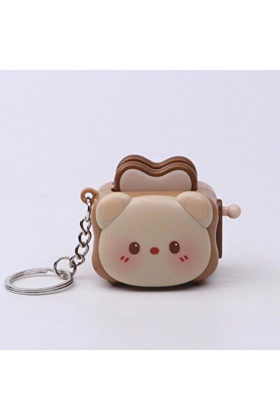 choice2 brown Cute Animal Toast Pop-Up Keychain, Kawaii Squeeze Toy, Bag Char...