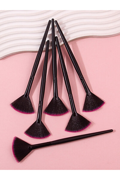 Choice 6pcs 1/3/6PCS Fan Shape Foundation Makeup Brushes Multifunctional Faci...