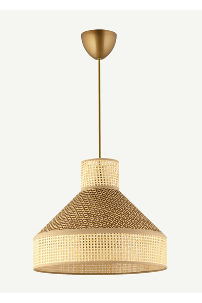 Bella Maison Lumora Tekli Sarkıt Avize Krem (35x60 cm)
