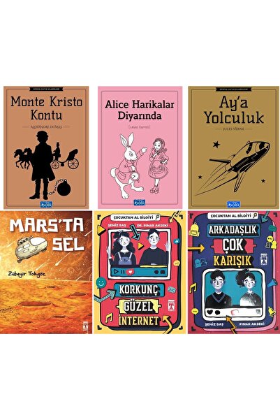 Timaş Çocuk ORTAOKUL 4.5.VE 6.SINIF Mars'ta Sel,Korkunç Güzel İnternet - Çocu...