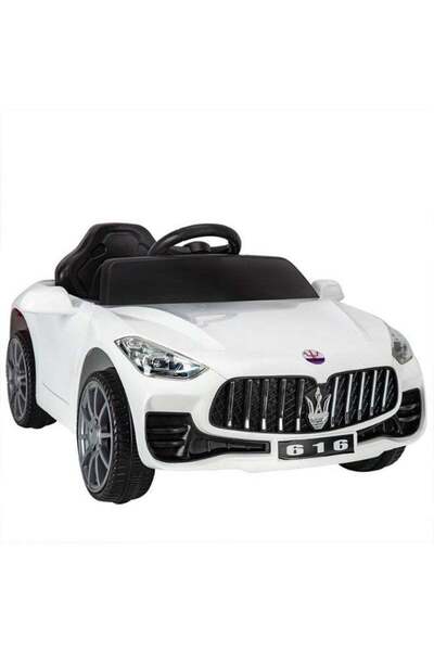 Fun Moment Kids Electric Car with Remote Control, LED Lights, and Music