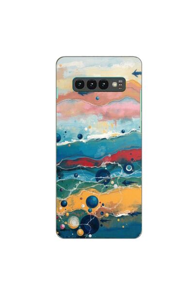 OEM Θήκη συμβατή με Samsung Galaxy S10 από σιλικόνη gel TPU με ζωγραφισμένο σ...