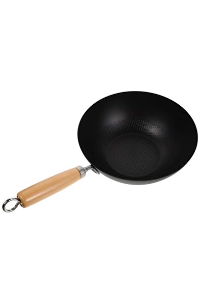 Cumpara-Istet Wok pan 28cm made of cast iron with wooden handle