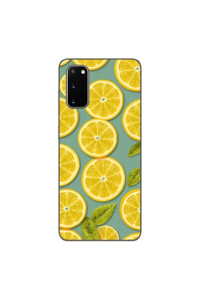 OEM Husa compatibila cu Samsung Galaxy S20 Silicon Gel Tpu Model Summer Lemon...
