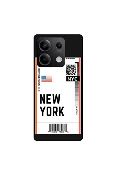 Other Xiaomi Redmi Note 13 5G New York NYC Black Colored Silicone TPU Θήκη