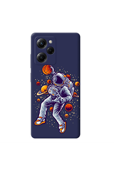 Other Xiaomi Poco X5 Pro Space Basketball Dark blue Colored Silicone TPU Θήκη