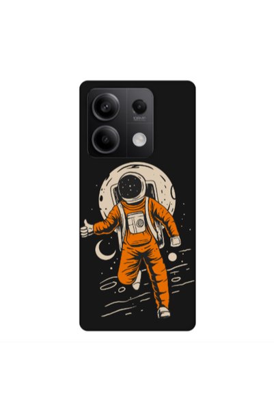 Other Xiaomi Redmi Note 13Pro 5G Hitchhike Black Colored Silicone TPU Θήκη