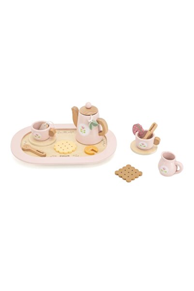 Viga 44267 PolarB Set de ceai și cafea din lemn, roz