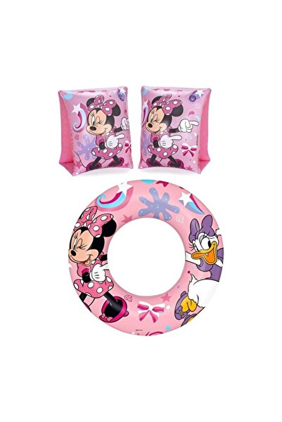 Empressco Renkli Minnie Mouse Havuz ve Deniz Simitli Kolluk Seti 2'li, Eğlenc...