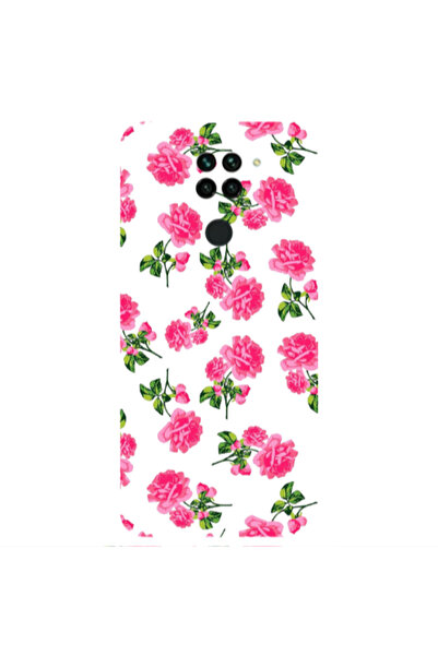 Other Xiaomi Redmi Note 9 Roses White Transparent Silicone TPU Θήκη
