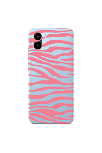 Other Xiaomi REDMI A2 Pink Zebra Transparent Silicone TPU Θήκη