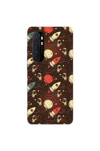 Other Xiaomi Mi Note 10 Lite Stars and astronaut Transparent Silicone TPU Θήκη