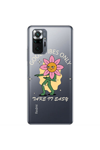 Other Xiaomi Redmi Note 10 Pro 4G Good Vibes Only Transparent Silicone TPU Θήκη