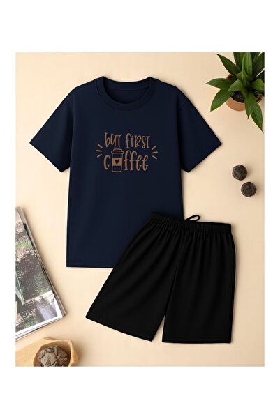 ZEMLİYA Sara Unisex Oversize Shorts Set Short Sleeve T-Shirt Comfortable Fit ...